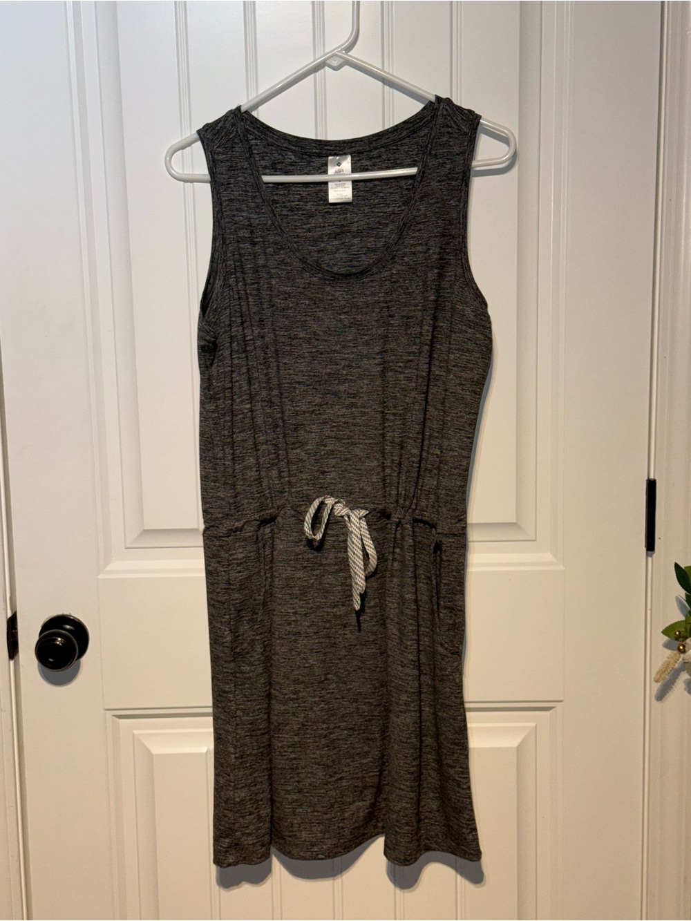 Members Mark Heather Charcoal Soft Tank Dress-LG